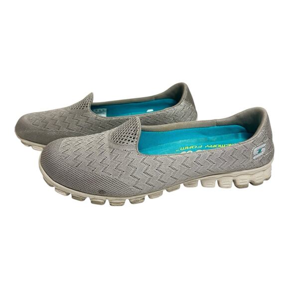 Skechers Womens Microburst One Up 21934M Slip On Shoes Sneakers Size 8 Go Walk - Picture 2 of 7